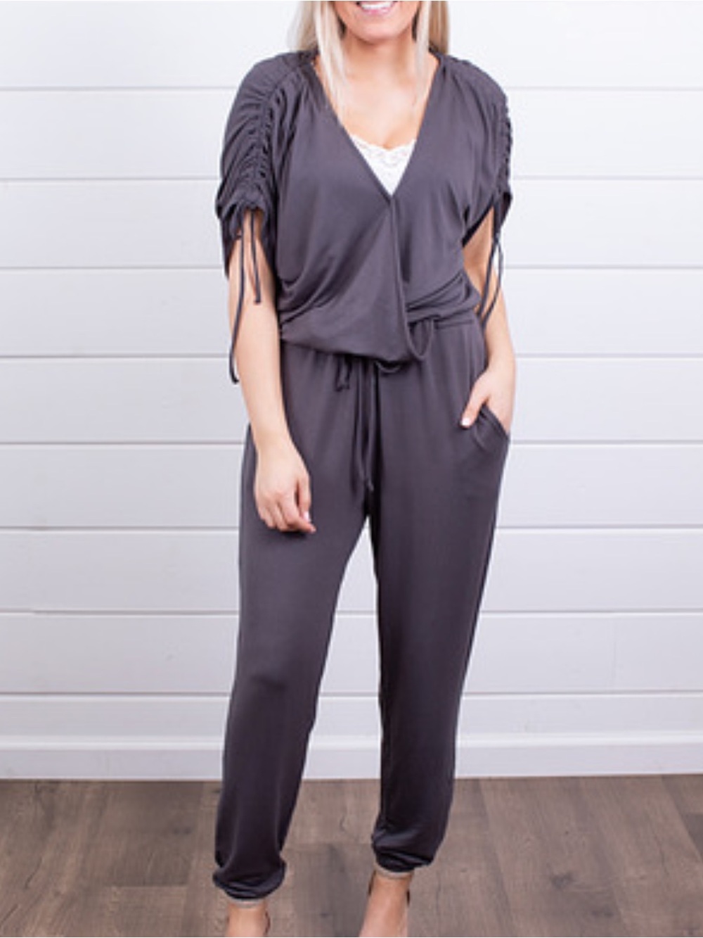 lovestitch Britty Wrap Jumpsuit NWT